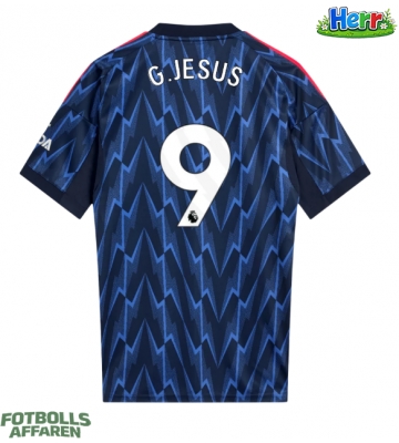Arsenal Gabriel Jesus #9 Bortatröja 2025-26 Kortärmad